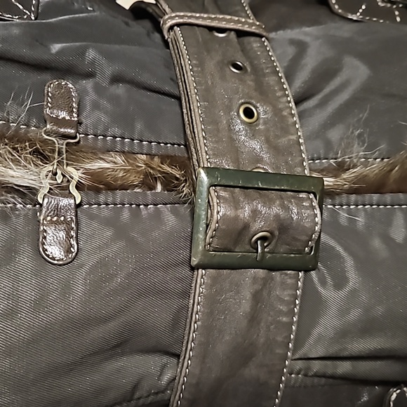 Danier Leather/Fabric/Real Fur Jacket - Picture 6 of 15